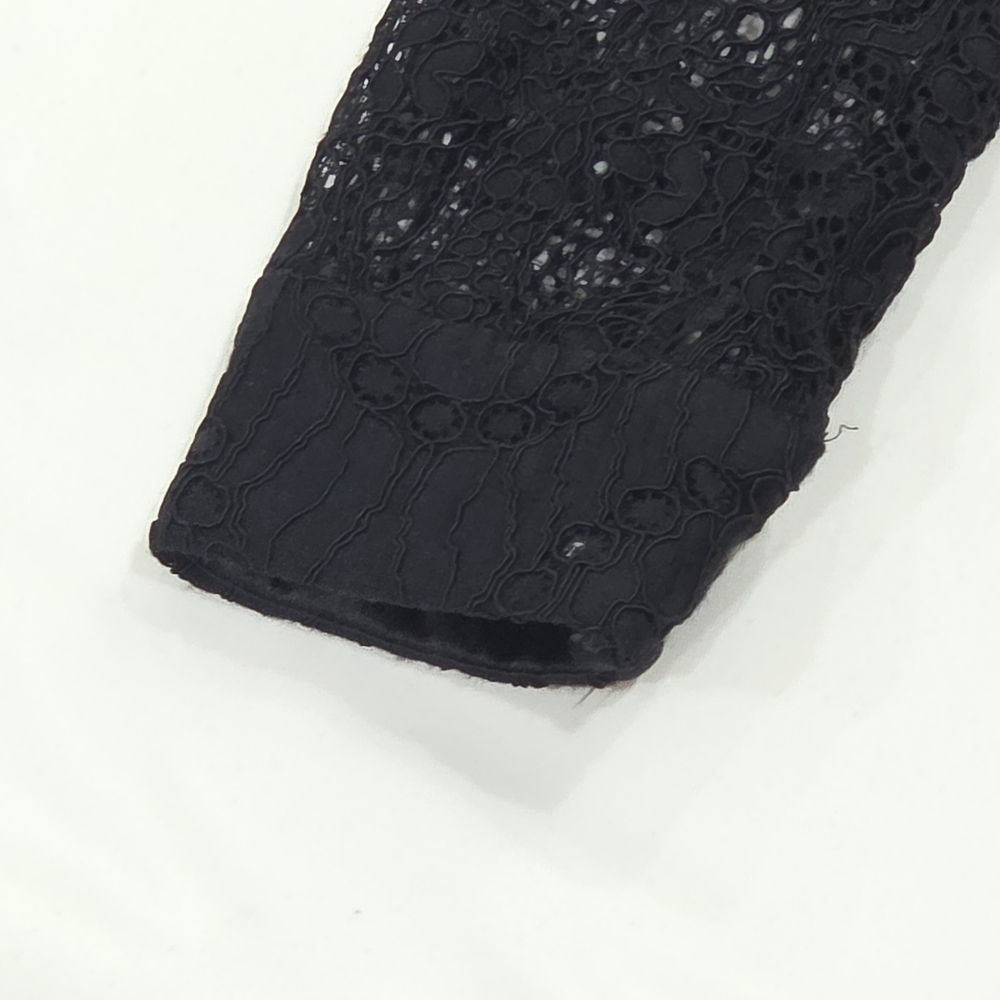 Bardot Black Lace Mini Dress Size 12 - Picture 6 of 16
